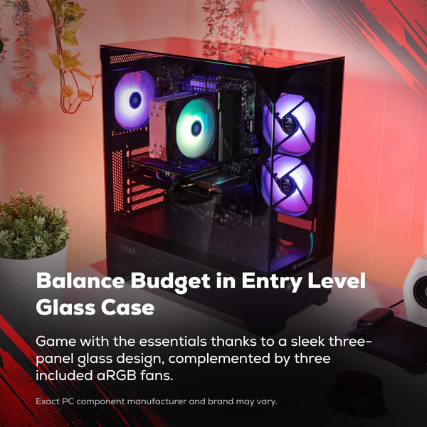 iBUYPOWER - Element SE Gaming Desktop PC Intel Core i5 14400F 2024 NVIDIA RTX 5060 8GB, 16GB RAM Memory, 1TB SSD Storage - Black