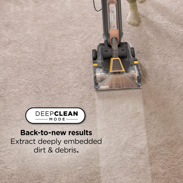 Shark - CarpetForce HairPro Upright Carpet Cleaner w/ PowerFins - Copper