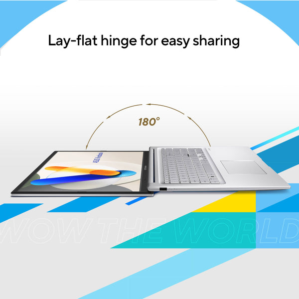 ASUS - Vivobook 17 17.3" FHD Laptop - Intel Core 7 with 16GB RAM - 1TB SSD - Cool Silver