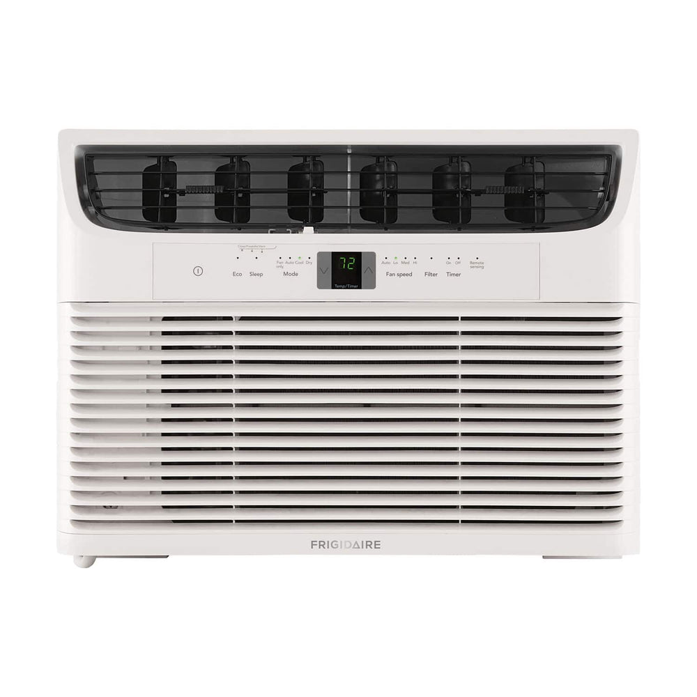 Frigidaire - 115V 12,000 BTU 550 Sq. Ft. Smart Window Air Conditioner with Remote - White