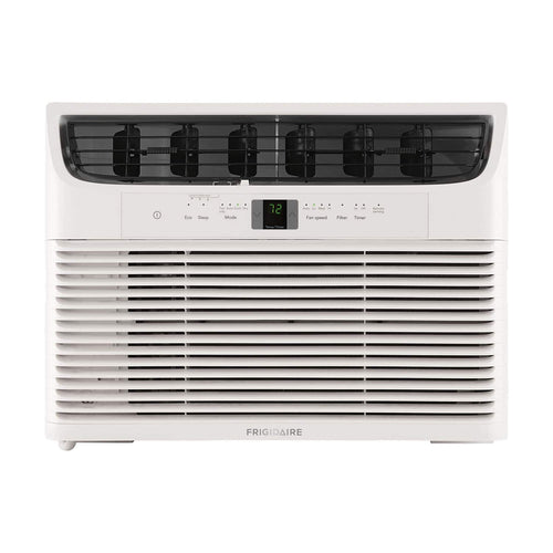 Frigidaire - 115V 12,000 BTU 550 Sq. Ft. Smart Window Air Conditioner with Remote - White