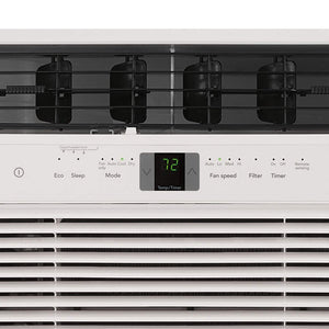 Frigidaire - 115V 12,000 BTU 550 Sq. Ft. Smart Window Air Conditioner with Remote - White
