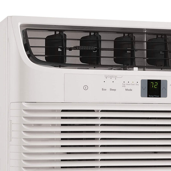 Frigidaire - 115V 12,000 BTU 550 Sq. Ft. Smart Window Air Conditioner with Remote - White