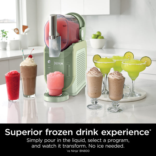 Ninja - SLUSHi 5-in-1 Professional Frozen Drink Maker, 88 oz. Capacity, Frozen Beverage & Slushie Machine with 5 Preset Programs - Margarita
