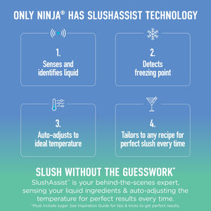 Ninja - SLUSHi® XL Smart Frozen Drink Maker, 128 oz - Crema