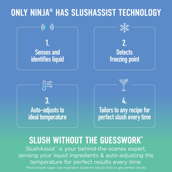 Ninja - SLUSHi® XL Smart Frozen Drink Maker, 128 oz - Crema