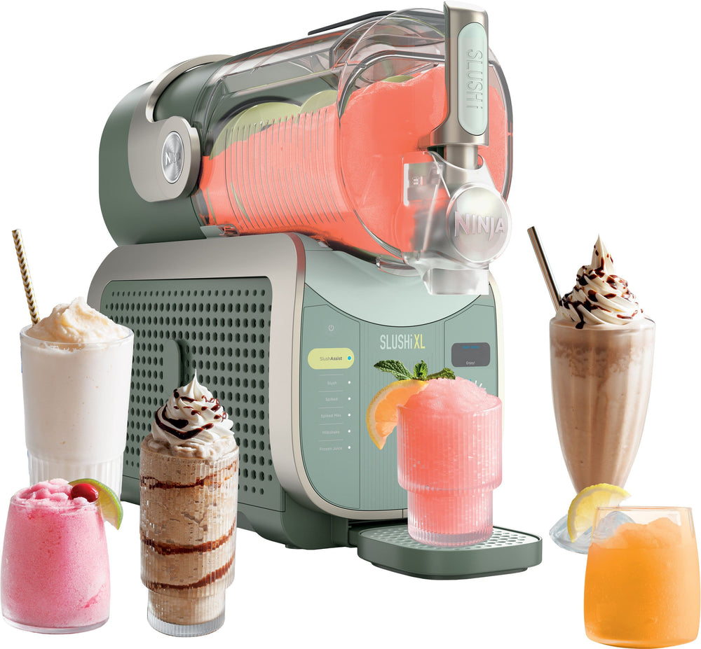 Ninja - SLUSHi XL Smart Frozen Drink Maker, 128 oz, 10+ Servings - Green