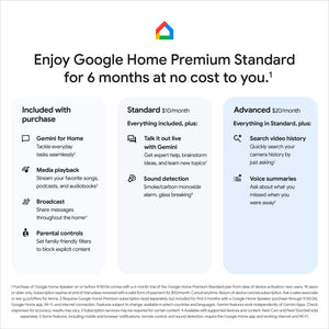 Google - Home Speaker - Smart Speaker with Gemini For Home Voice Assistant and 360-Degree Sound - Berry
