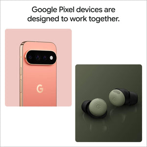 Google - Pixel Watch 5 (45mm) - LTE - Satin Pyrite Case - Olive Band - Small, Large - (2026)