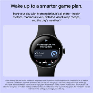 Google - Pixel Watch 5 (41mm) - Wi-Fi - Champagne Gold Case - Canyon Band - Small, Large - (2026)