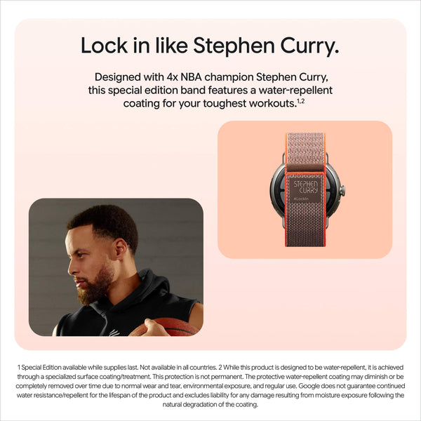Google - Pixel Watch 5 (45mm) - LTE - Stephen Curry Special Edition - One Size - (2026)