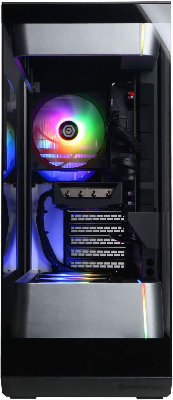 CyberPowerPC - Gaming Desktop - AMD Ryzen 5 5500 2022 - AMD Radeon RX 6500 XT 4GB - 16GB DDR4 Memory - 1TB SSD - Black
