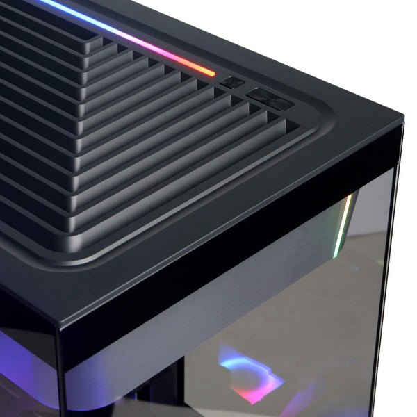 CyberPowerPC - Gaming Desktop - AMD Ryzen 5 5500 2022 - AMD Radeon RX 6500 XT 4GB - 16GB DDR4 Memory - 1TB SSD - Black