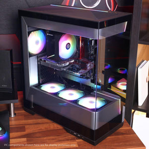 CyberPowerPC - Gaming Desktop - AMD Ryzen 5 8400F - NVIDIA GeForce RTX 3050 6GB - 16GB DDR5 - 1TB PCIe 4.0 SSD Storage - Black