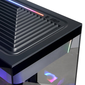 CyberPowerPC - Gaming Desktop - AMD Ryzen 7 8700F 2024 - AMD Radeon RX 9060 8GB - 16GB DDR5 Memory - 1TB SSD Storage - Black