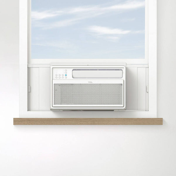 TCL - 550 Sq. Ft. 12,000 BTU Smart Inverter Window Air Conditioner - White
