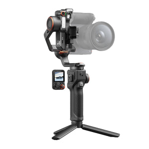 Hohem - iSteady MT3 Pro Phone & Camera Gimbal Stabilizer w/ AI Tracking, Detachable Remote for Cameras up to 5.5lbs - Black