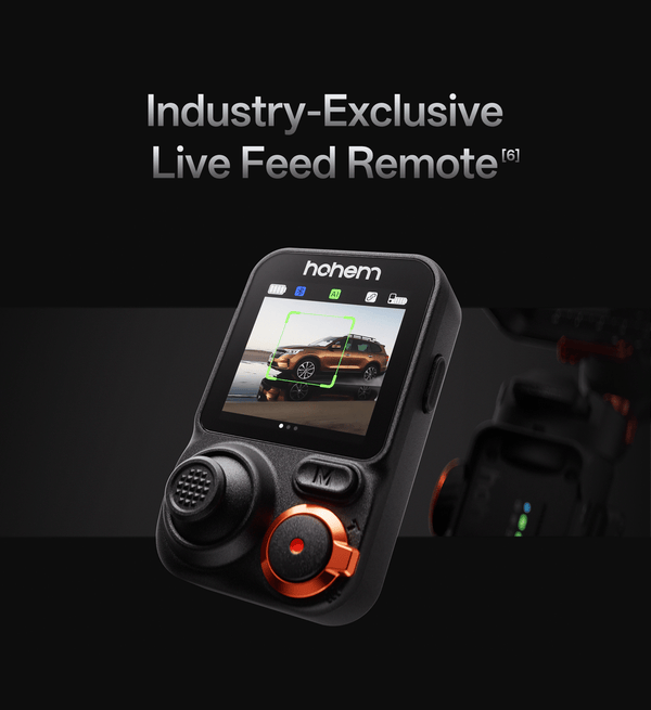 Hohem - iSteady MT3 Pro Phone & Camera Gimbal Stabilizer w/ AI Tracking, Detachable Remote for Cameras up to 5.5lbs - Black