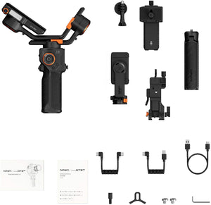 Hohem - iSteady MT3 Pro Phone & Camera Gimbal Stabilizer w/ AI Tracking, Detachable Remote for Cameras up to 5.5lbs - Black