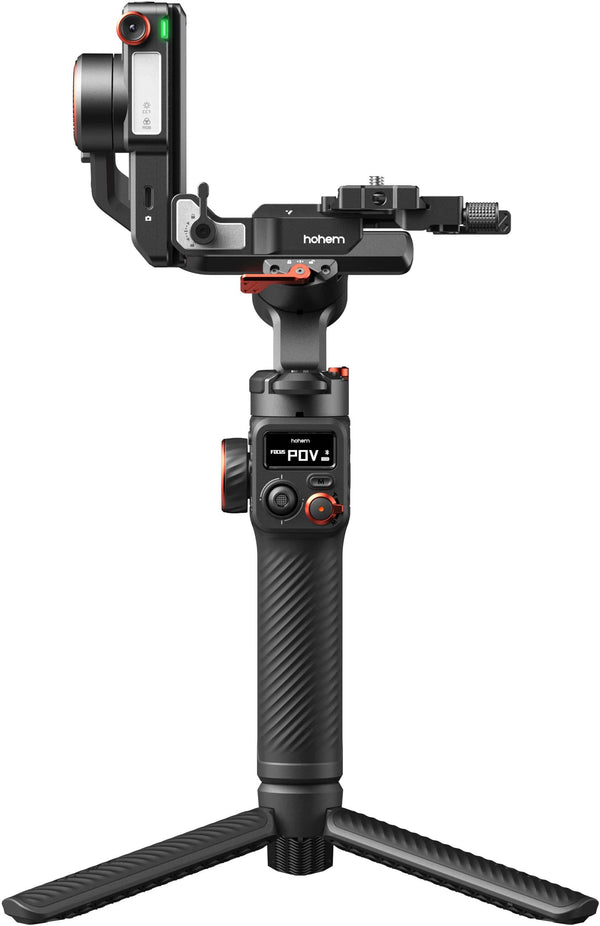 Hohem - iSteady MT3 Phone & Camera Gimbal Stabilizer w/ AI Tracking & Orientation Switch for Cameras up to 3lbs - Black