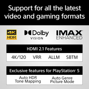 Sony - BRAVIA Theater Bar 7 with 9 speakers, Dolby Atmos/DTS:X compatible - Black