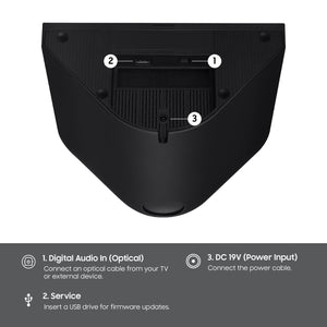 Samsung - Music Studio 5 Smart Speaker 2.0 Ch, Q-Symphony, WiFi and Bluetooth (2026) - Black