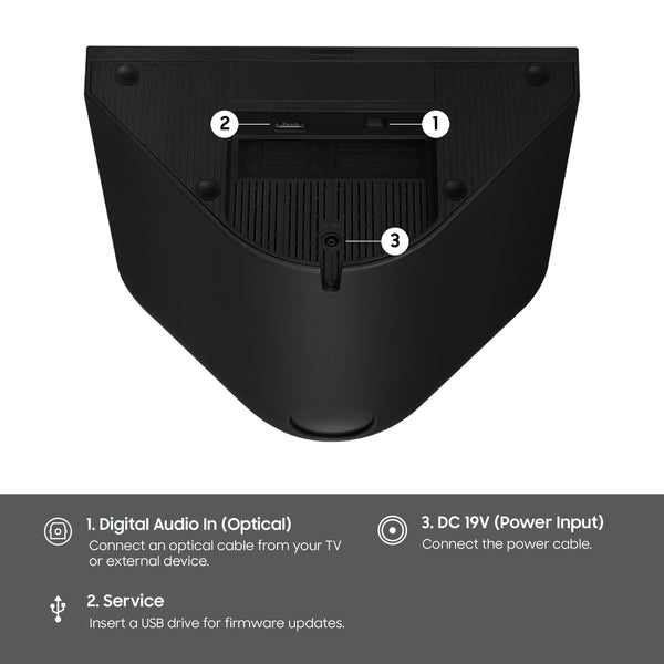 Samsung - Music Studio 5 Smart Speaker 2.0 Ch, Q-Symphony, WiFi and Bluetooth (2026) - Black