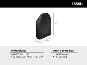 Samsung - Music Studio 5 Smart Speaker 2.0 Ch, Q-Symphony, WiFi and Bluetooth (2026) - Black