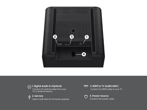 Samsung - Music Studio 7 Smart Speaker 3.1.1 ch, Wireless Dolby Atmos, Q-Symphony, WiFi and Bluetooth (2026) - Black