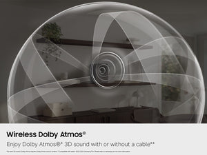 Samsung - Music Studio 7 Smart Speaker 3.1.1 ch, Wireless Dolby Atmos, Q-Symphony, WiFi and Bluetooth (2026) - Black