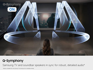 Samsung - Q-Series 7.1.2 ch Soundbar with Built-In Woofers - Graphite Black