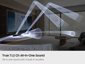 Samsung - Q-Series 7.1.2 ch Soundbar with Built-In Woofers - Graphite Black