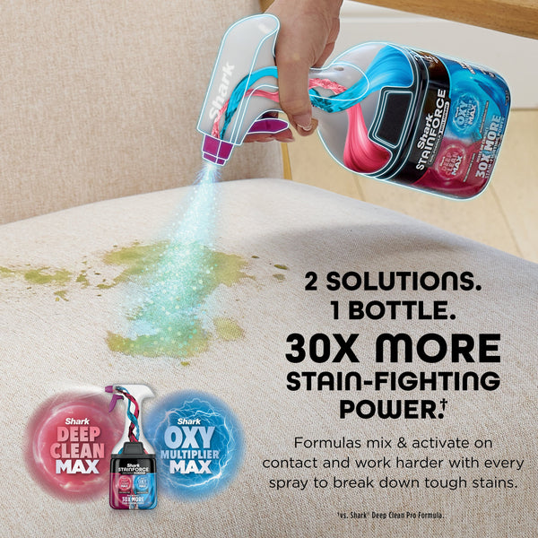 Shark - StainForce Cordless Portable Spot & Stain Cleaner with Dual-Activated Cleaning Solution - HX101 - Hawaiian Gray