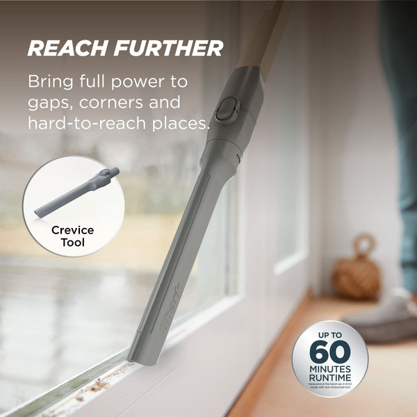 Shark - PowerDetect Speed Cordless Stick Vacuum, Powerful Suction, HEPA Filtration, 60-min Runtime, Carpet & Hard floor - Ivory