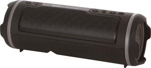 Altec Lansing - Bluetooth HydraMotion 2.0 EverythingProof Portable Speaker with LED Lights - Black/Gray