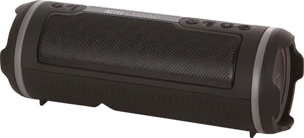 Altec Lansing - Bluetooth HydraMotion 2.0 EverythingProof Portable Speaker with LED Lights - Black/Gray