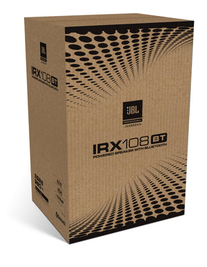 JBL - IRX108BT 1300W Powered 8" Portable PA Loudspeaker with Bluetooth - Black