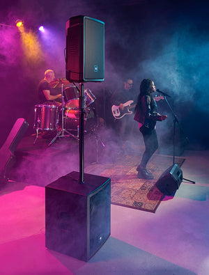 JBL - IRX108BT 1300W Powered 8" Portable PA Loudspeaker with Bluetooth - Black