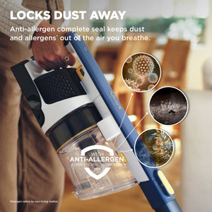 Shark - Cordless Pet, Cordless Stick vacuum with XL Dust Cup and LED Headlights, up to 40 min Runtime - Moonlight Blue