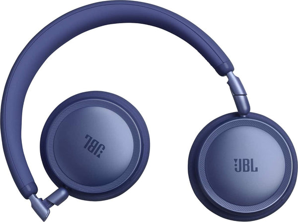 Live 680NC - Wireless on-Ear True Adaptive Noise Cancelling Headphones, JBL Signature Sound with Hi-Res Audio, 2-mic Per - Blue