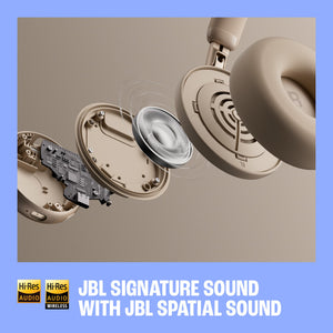 Live 680NC - Wireless on-Ear True Adaptive Noise Cancelling Headphones, JBL Signature Sound with Hi-Res Audio, 2-mic Per - Blue