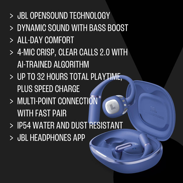 JBL - Sense Pro - TRUE wireless bluetooth open-ear headphones - 2026 - Gray