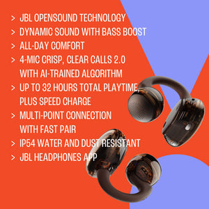 JBL - Soundgear Clips - TRUE wireless bluetooth open-ear headphones - 2026 - Copper