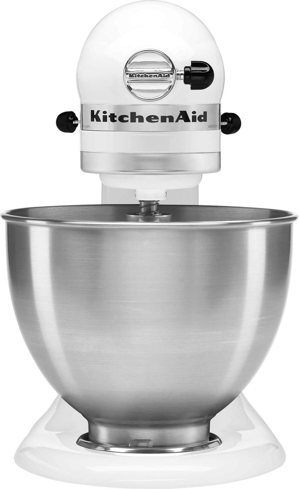 KitchenAid - Classic Series 4.5 Quart Tilt-Head Stand Mixer - K45SSWH - White
