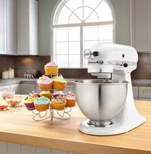KitchenAid - Classic Series 4.5 Quart Tilt-Head Stand Mixer - K45SSWH - White