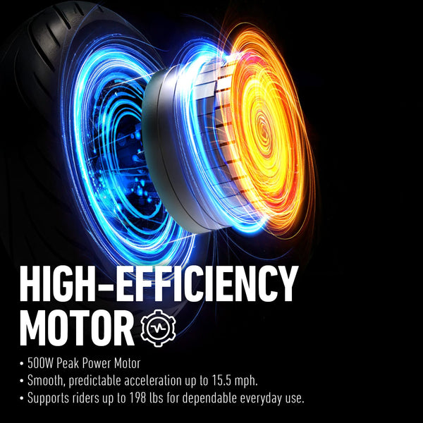 NIU - KQi1 Pro Foldable Electric Kick Scooter w/ 18 mi Max Range & 15.5 mph Max Speed - Midnight Black
