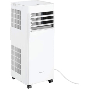 Keystone - 8,500 BTU ASHRAE/5,000 BTU DOE Portable Air Conditioner with Remote - White