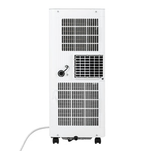 Keystone - 8,500 BTU ASHRAE/5,000 BTU DOE Portable Air Conditioner with Remote - White