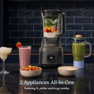 CrushBOSS Intelligent Blender Duo With Ninja BlendBOSS Tumbler - Midnight Blue