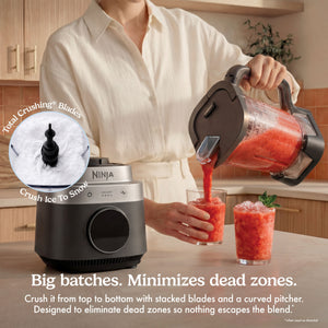 CrushBOSS Intelligent Blender Duo With Ninja BlendBOSS Tumbler - Midnight Blue